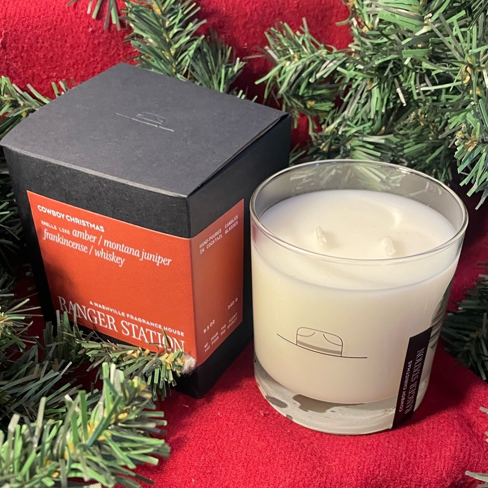 Ranger Station Cowboy Christmas Candle Limited Edition RARE NEW NIB - Picture 5 of 16